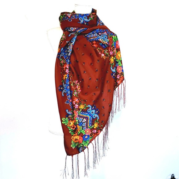 Elmina Accessories - Elmina Floral Scarf